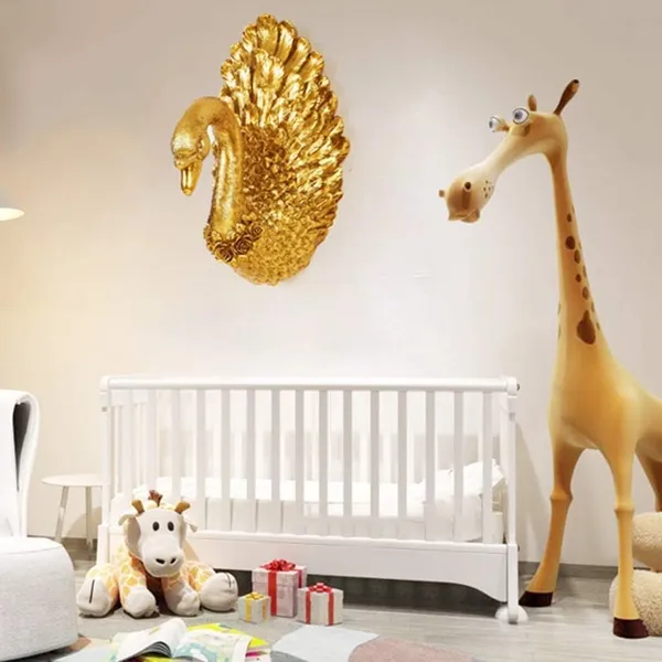 Swan_3d_Wall_Decor_Showpiece