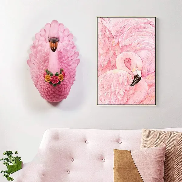 Swan_3d_Wall_Decor_Showpiece