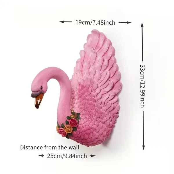 Swan_3d_Wall_Hanging_Showpiece