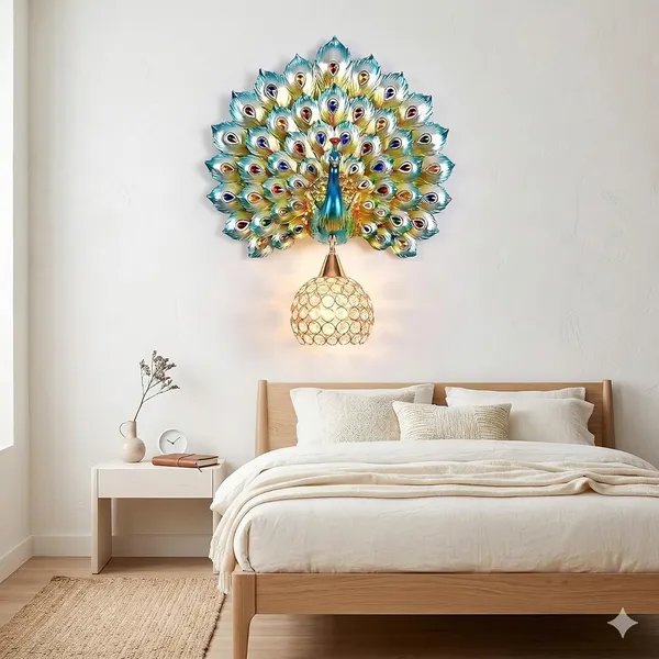 Peacock_Feather_Resin_Wall_Sconce