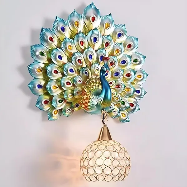 Peacock_Feather_Resin_Wall_Sconce