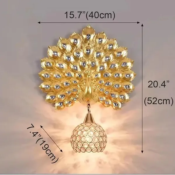 Peacock_Wall_Sconce_With_Crystal_Globe_Shade