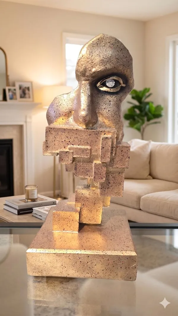 Abstract_Human_Face_Bust_Sculpture