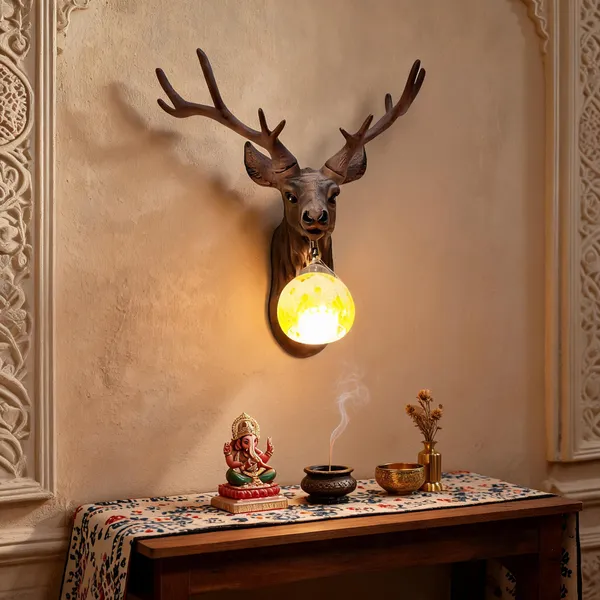 Resin_Deer_Head_Wall_Sconce_Light