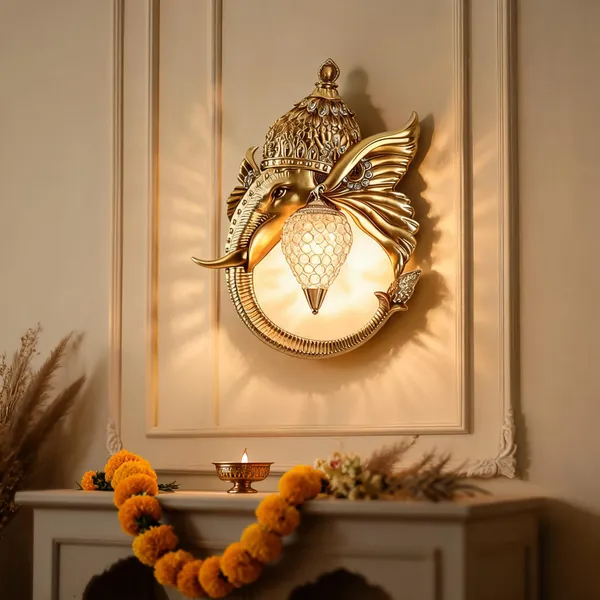 Ganesha_Head_Wall_Lamp