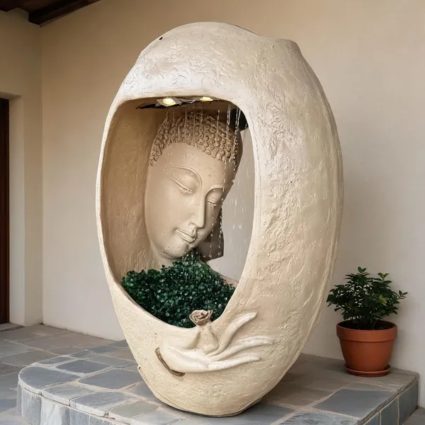Buddha_Face_Waterfall_Fountain