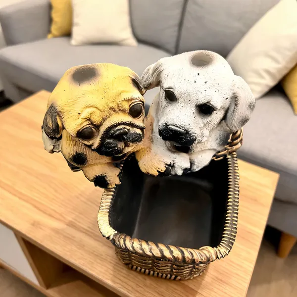 Puppy_Storage_Basket_Showpiece