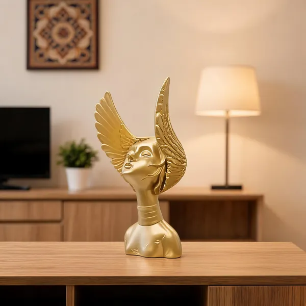 Angel_Head_Wings_Resin_Sculpture