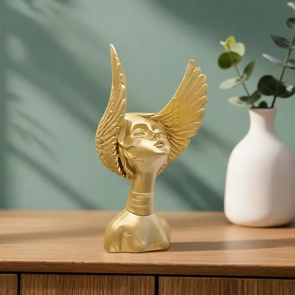 Angel_Head_Wings_Resin_Sculpture