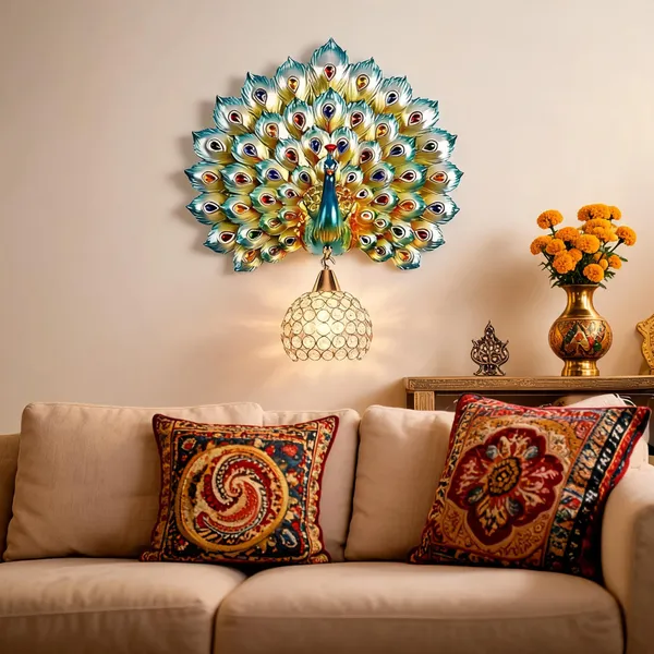 Peacock_Feather_Resin_Wall_Sconce