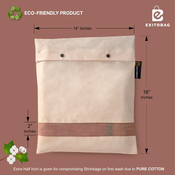 Pack_Of_12_Cotton_Mesh_Window_Button_Closure_Saree_Storage_Bag_