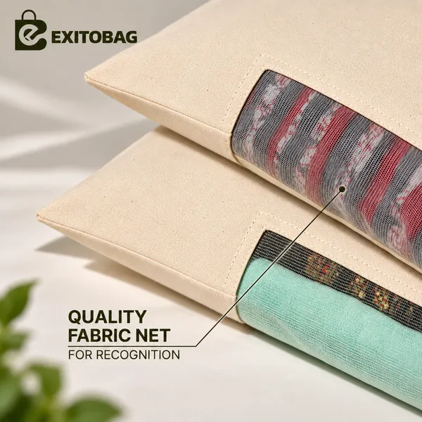 Cotton_Saree_Bags_Covers_for_Storage_Big_size_single_(16_x_14_Inches)_with_Button_Closure_for_Clothes_Bags_and_Wardrobe_Organizer_with_Transparent_mesh_window._(Button_Closure_Pack_of_32)