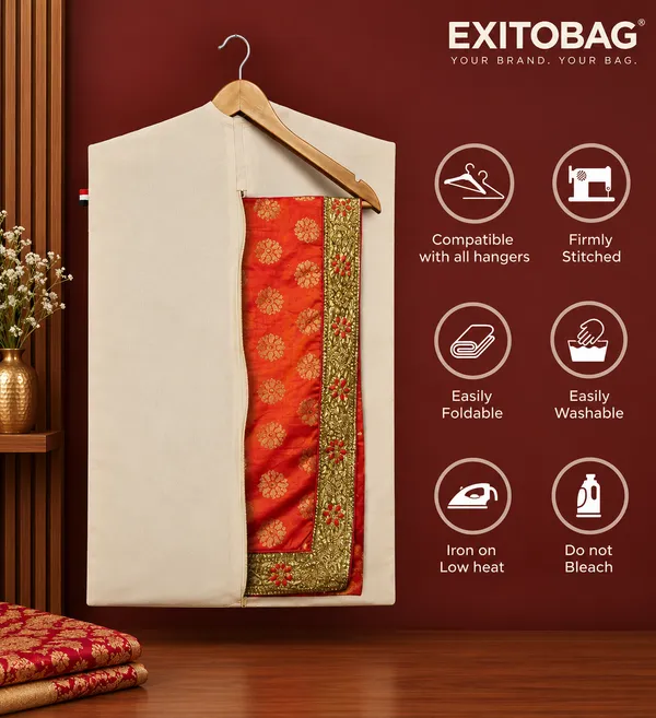 Pack_of_12_Hanging_Cotton_Saree_Covers/Bags_Of_30_X_18_(Inches)_For_Clothes_Storage,_Wardrobe_Organizer_(Hangers_Are_Not_Included,_Double_Pocket_-_Pack_4_Off_White)