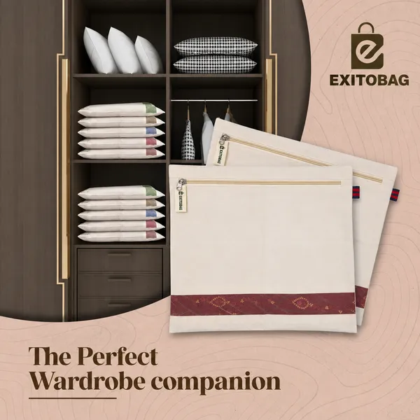 Pack_Of_8_Cotton_Zip_Closure_Mesh_Window_Saree_Storage_Bag_Pack_Of_8
