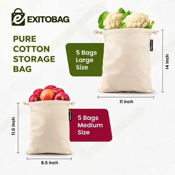 Pack_Of_10_Cotton_Muslin_Drawstring_Fridge_Vegetable_Storage_Bag_