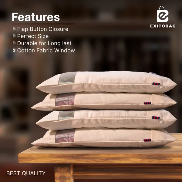 Pack_Of_24_Cotton_Mesh_Window_Button_Closure_Saree_Storage_Bag_