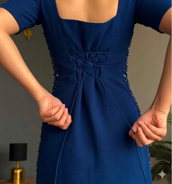 Blue_Georgette_3_Piece_Set_For_Women