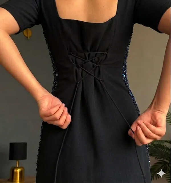 Black_Georgette_3_Piece_Set_For_Women