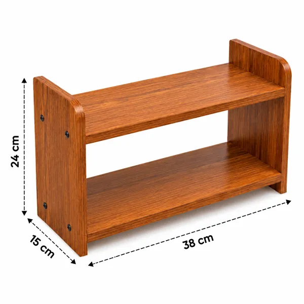 2-Tier_Wooden_Countertop_Spice_Rack_&_Storage_Organizer_Shelf_|_Multipurpose_Wood_Stand_With_Open_Shelves_For_Kitchen_Spices,_Jars,_Condiments_&_Pantry