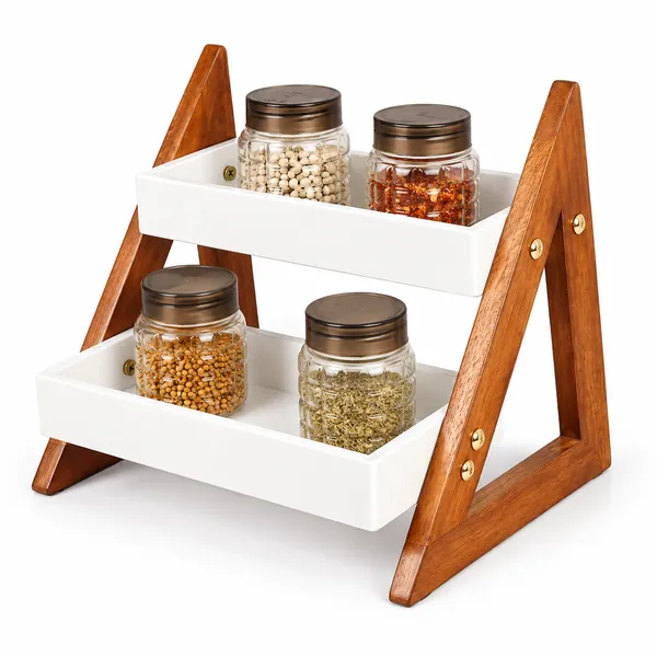 2-Tier_Wooden_Spice_Rack_Organizer_With_Glass_Jars_Set_|_A-Frame_Countertop_Storage_Shelf_For_Spices,_Condiments,_Herbs_&_Kitchen_Organization