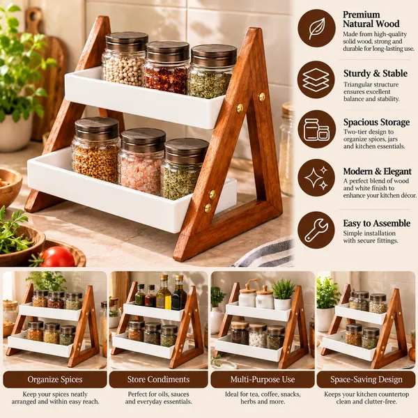 2-Tier_Wooden_Spice_Rack_Organizer_With_Glass_Jars_Set_|_A-Frame_Countertop_Storage_Shelf_For_Spices,_Condiments,_Herbs_&_Kitchen_Organization