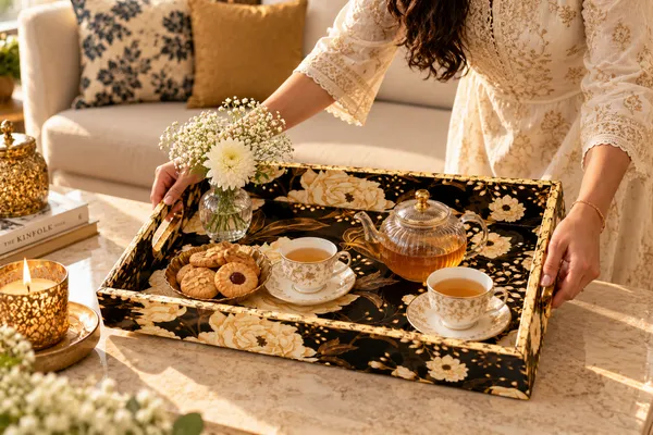 Premium_Black_&_Gold_Floral_Serving_Tray_|_Decorative_Wooden_Serving_Tray_With_Cutout_Handles_For_Home_Decor,_Living_Room,_Dining,_And_Coffee_Table_(Set_Of_2)