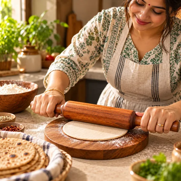 Classic_Wooden_Chakla_Belan_Set_|_Premium_Solid_Wood_Roti_Maker_Board_&_Rolling_Pin_(Patla_&_Belan_Set_For_Chapati,_Puri,_Paratha)_Pack_Of_2