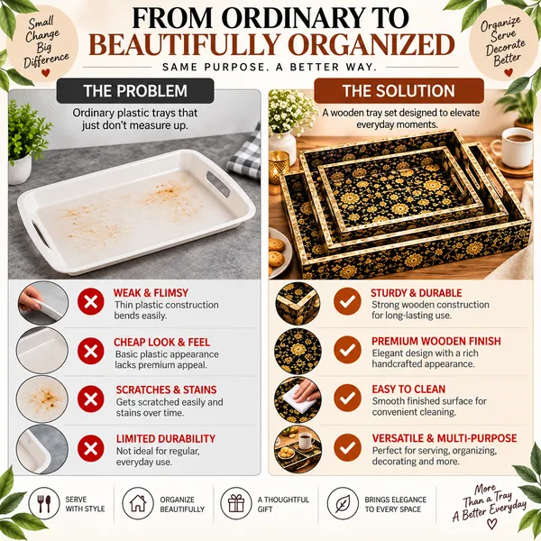 Decorative_Serving_Trays_Set_Of_3_|_Black_And_Gold_Intricate_Mughal_Floral_Pattern_Nesting_Trays_With_Side_Handles_For_Coffee_Table,_Dining,_Kitchen,_And_Home_Decor