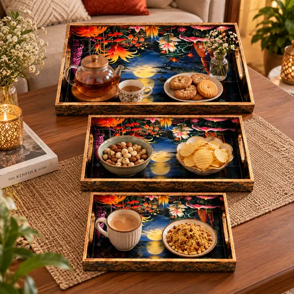 Decorative_Serving_Trays_Set_Of_3_|_Midnight_Blue_Night_Jungle_Moonlight_And_Tropical_Floral_Pattern_Nesting_Trays_With_Side_Handles_For_Coffee_Table,_Dining,_And_Home_Decor