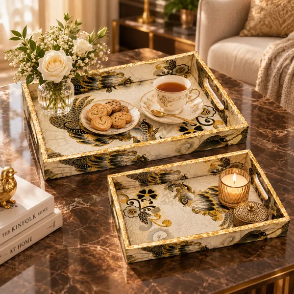 Premium_Abstract_Peacock_Feather_Print_Serving_Tray_|_Decorative_Wooden_Serving_Tray_With_Cutout_Handles_For_Home_Decor,_Living_Room,_Dining,_And_Coffee_Table_(Set_Of_2)