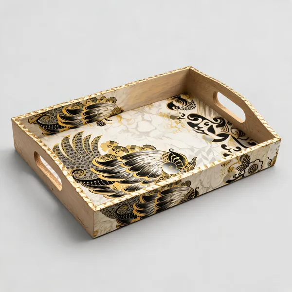 Premium_Abstract_Peacock_Feather_Print_Serving_Tray_|_Decorative_Wooden_Serving_Tray_With_Cutout_Handles_For_Home_Decor,_Living_Room,_Dining,_And_Coffee_Table_(Large,_Rectangular)