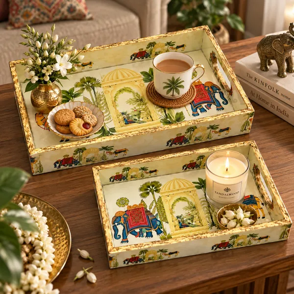 Premium_Abstract_Peacock_Feather_Print_Serving_Tray_|_Decorative_Wooden_Serving_Tray_With_Cutout_Handles_For_Home_Decor,_Living_Room,_Dining,_And_Coffee_Table_(Set_Of_2)