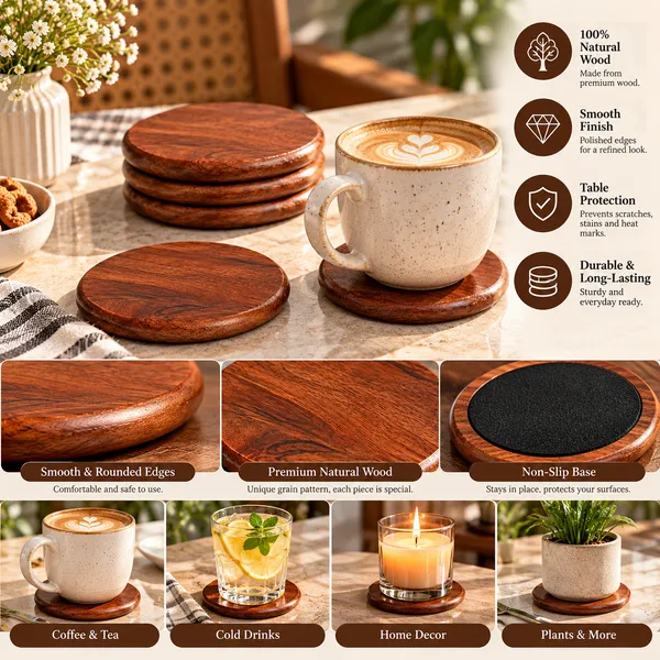 Handcrafted_Round_Wooden_Coasters_Set_Of_4_|_Premium_Solid_Wood_Drink_Coasters_For_Coffee_Table,_Tea_Mugs,_Glasses_&_Table_Protection