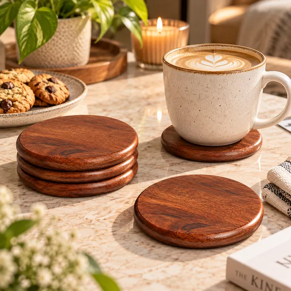 Handcrafted_Round_Wooden_Coasters_Set_Of_4_|_Premium_Solid_Wood_Drink_Coasters_For_Coffee_Table,_Tea_Mugs,_Glasses_&_Table_Protection