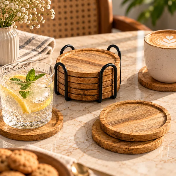 Handcrafted_Wooden_Coasters_Set_Of_4_With_Metal_Holder_|_Round_Natural_Wood_Drink_Coasters_For_Coffee_Table,_Tea_Cups,_Mugs_&_Glasses