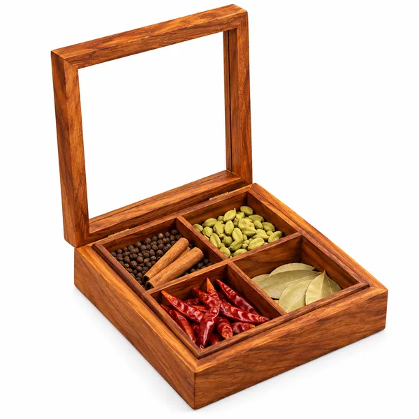 Handcrafted_Wooden_Spice_Box_With_Glass_Lid_|_4-Partition_Masala_Dani_&_Storage_Organizer_Container_For_Kitchen_Spices,_Herbs_&_Dry_Fruits