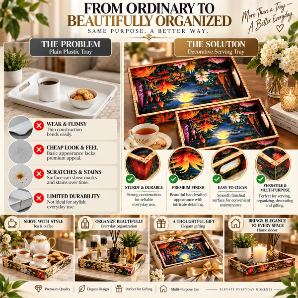 Premium_Nocturnal_Moonlit_Landscape_&_Exotic_Floral_Print_Serving_Tray_|_Decorative_Wooden_Serving_Tray_With_Cutout_Handles_For_Home_Decor,_Living_Room,_Dining,_And_Coffee_Table_(Set_Of_2)
