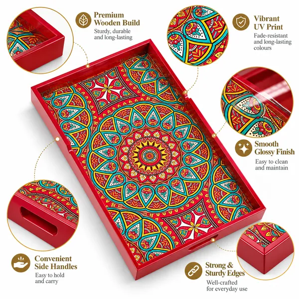 Premium_Red_Ethnic_Mandala_Print_Serving_Tray_|_Decorative_Wooden_Serving_Tray_With_Cutout_Handles_For_Home_Decor,_Living_Room,_Dining,_And_Coffee_Table_(Large,_Rectangular)