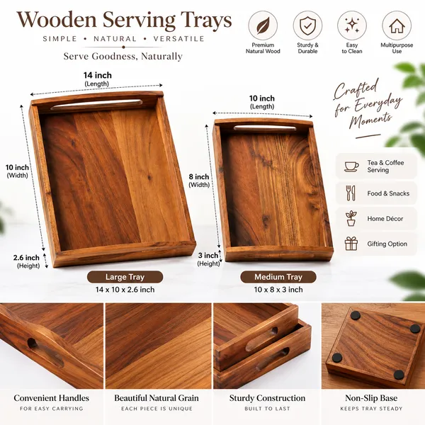Premium_Solid_Wood_Serving_Tray_Set_Of_2_|_Handcrafted_Wooden_Nesting_Trays_With_Cutout_Handles_For_Kitchen,_Tea,_Coffee,_Dining,_And_Home_Decor_(Natural_Brown_Finish)