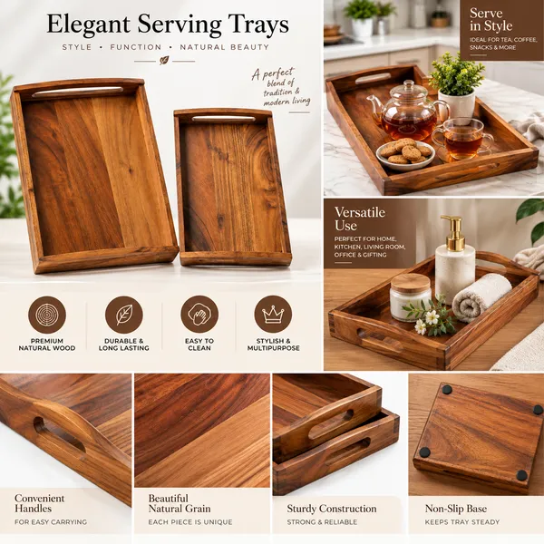 Premium_Solid_Wood_Serving_Tray_Set_Of_2_|_Handcrafted_Wooden_Nesting_Trays_With_Cutout_Handles_For_Kitchen,_Tea,_Coffee,_Dining,_And_Home_Decor_(Natural_Brown_Finish)