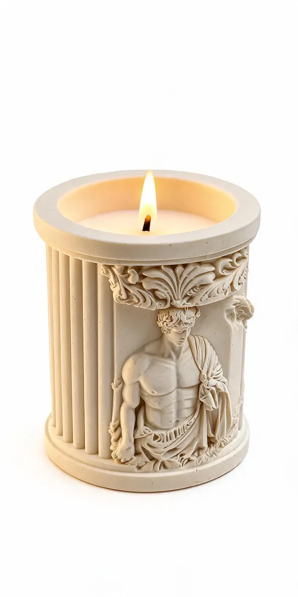 Cream_Classical_Roman_Design_Candle