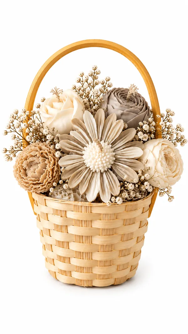 Floral_Wax_Basket
