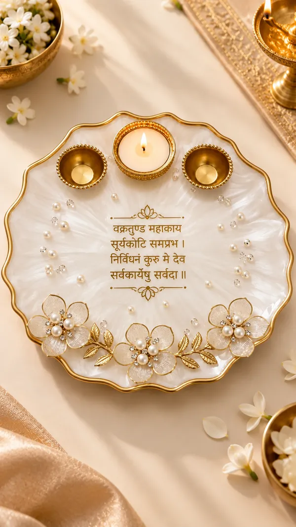 Resin_Floral_Pooja_Thali