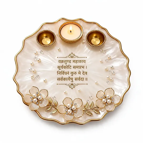 Resin_Floral_Pooja_Thali