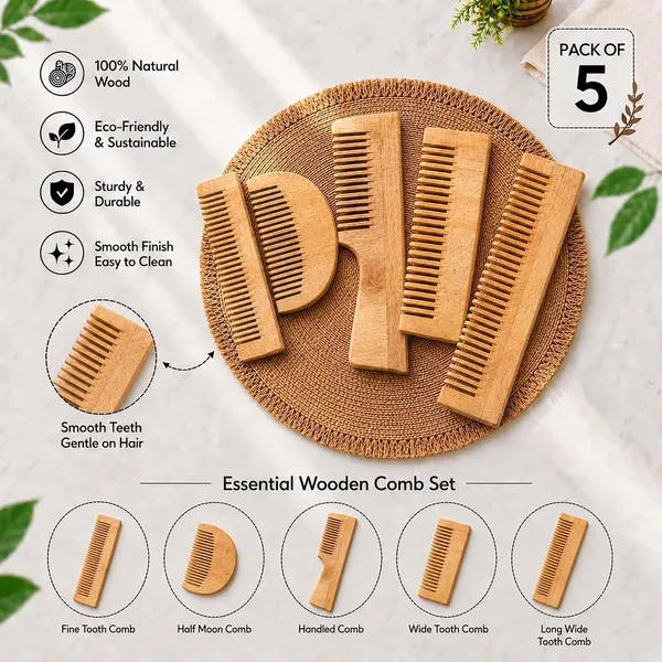 Handcrafted_Neem_Wood_Comb_Set_For_Men_&_Women