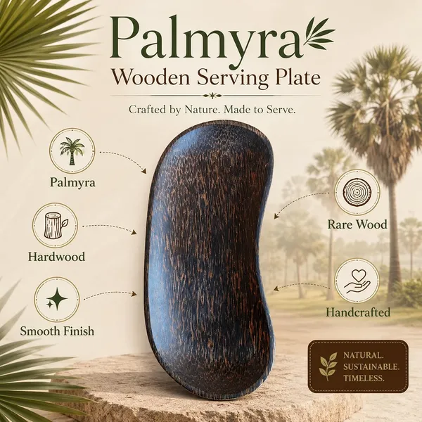 Palmyra_Palm_Taad_Wood_Serving_Platter_|_Long_Bean_Shaped_(26_X_11_Cm)