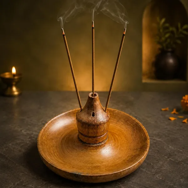Handcrafted_Wooden_Incense_Stick_Holder_With_Ash_Catcher_Tray