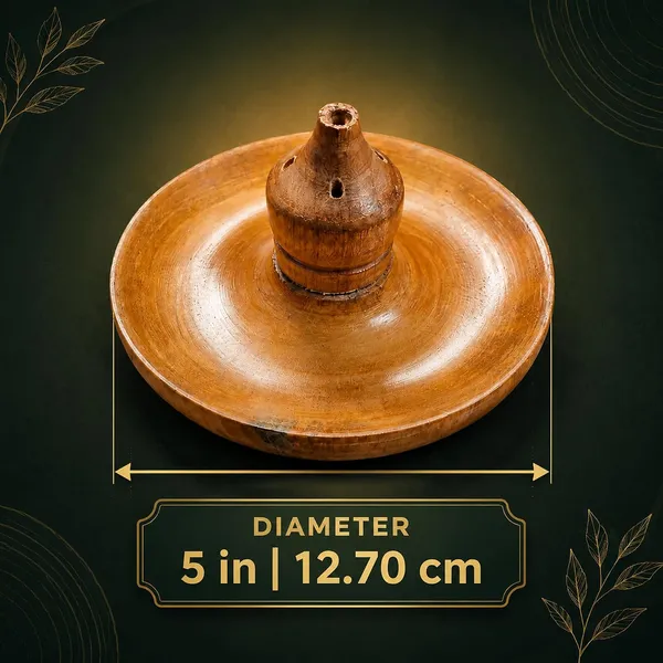 Handcrafted_Wooden_Incense_Stick_Holder_With_Ash_Catcher_Tray