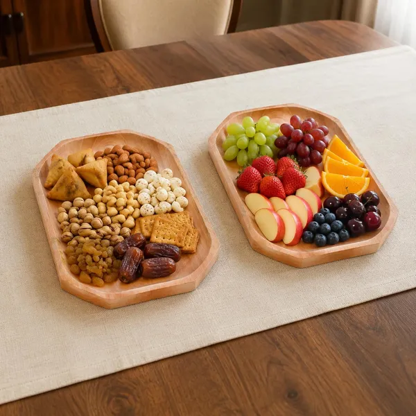 Handcrafted_Solid_Wood_Serving_Tray_Set_Octagonal_Platters_(22_X_15_Cm)