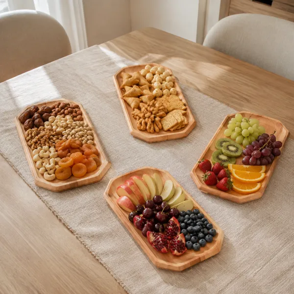 Handcrafted_Solid_Wood_Serving_Tray_Set_Octagonal_Platters_(22_X_15_Cm)